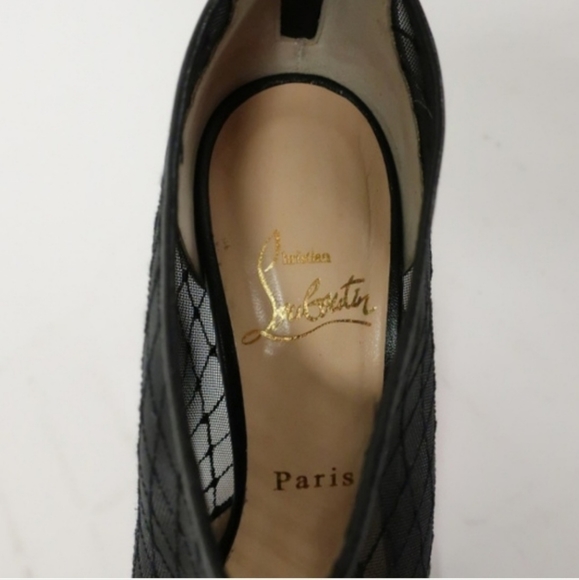 Christian Louboutin Fillette Patent/Mesh Pumps size 35 - Picture 6 of 8